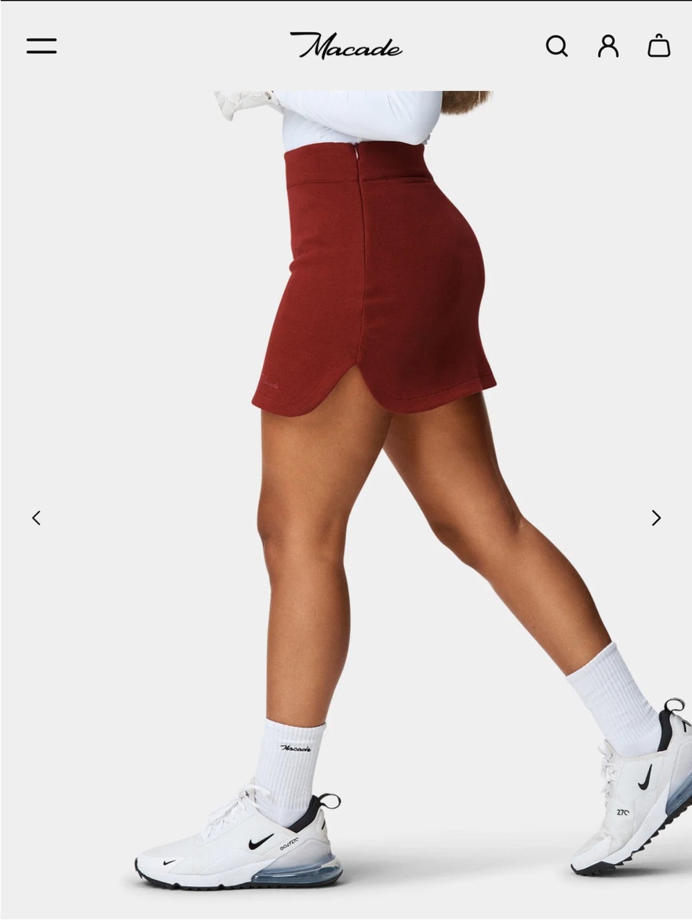 Macade Range Flex Skirt Ruby XL - SKIRT ONLY